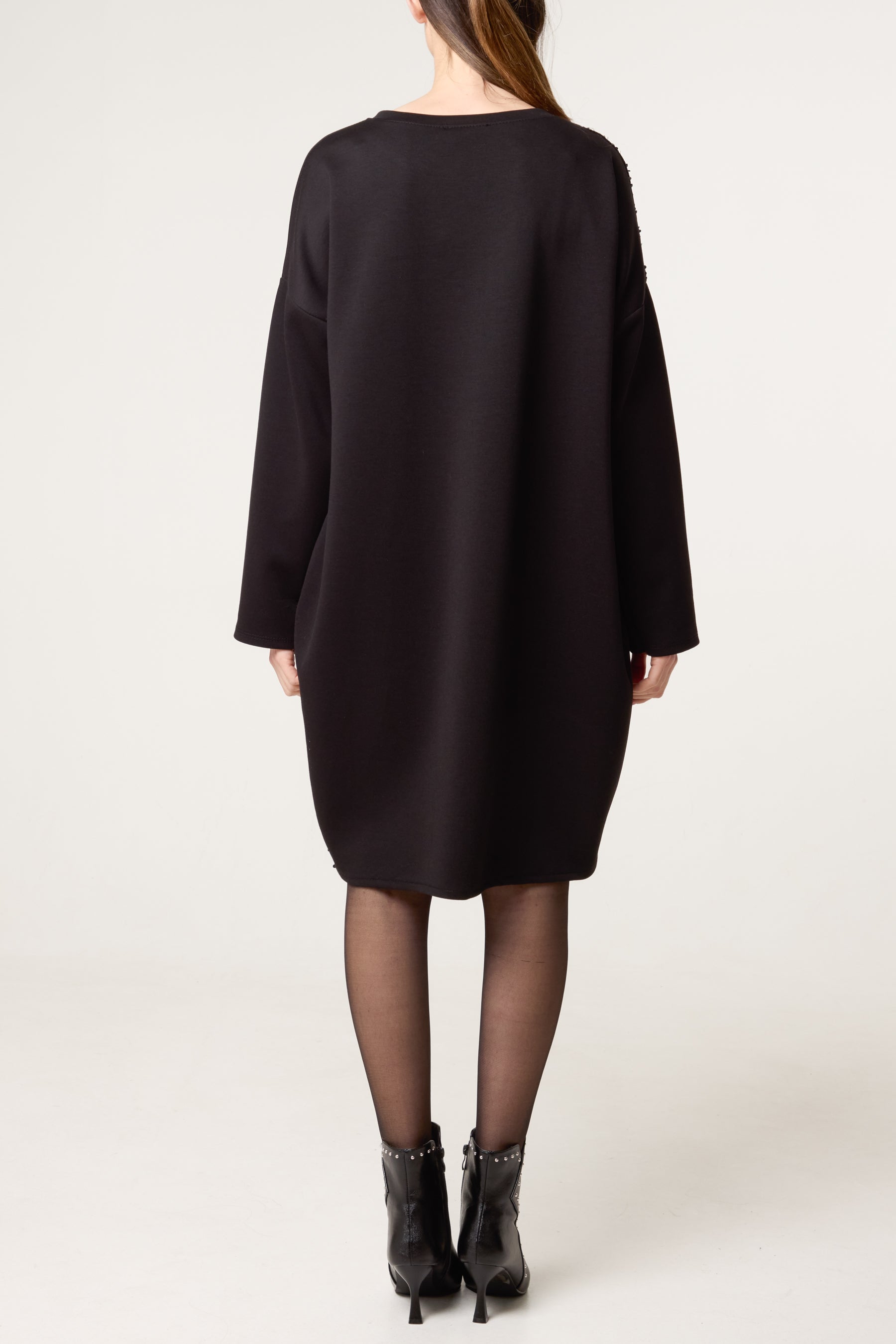 Soft Touch Sequin Oversized Dress