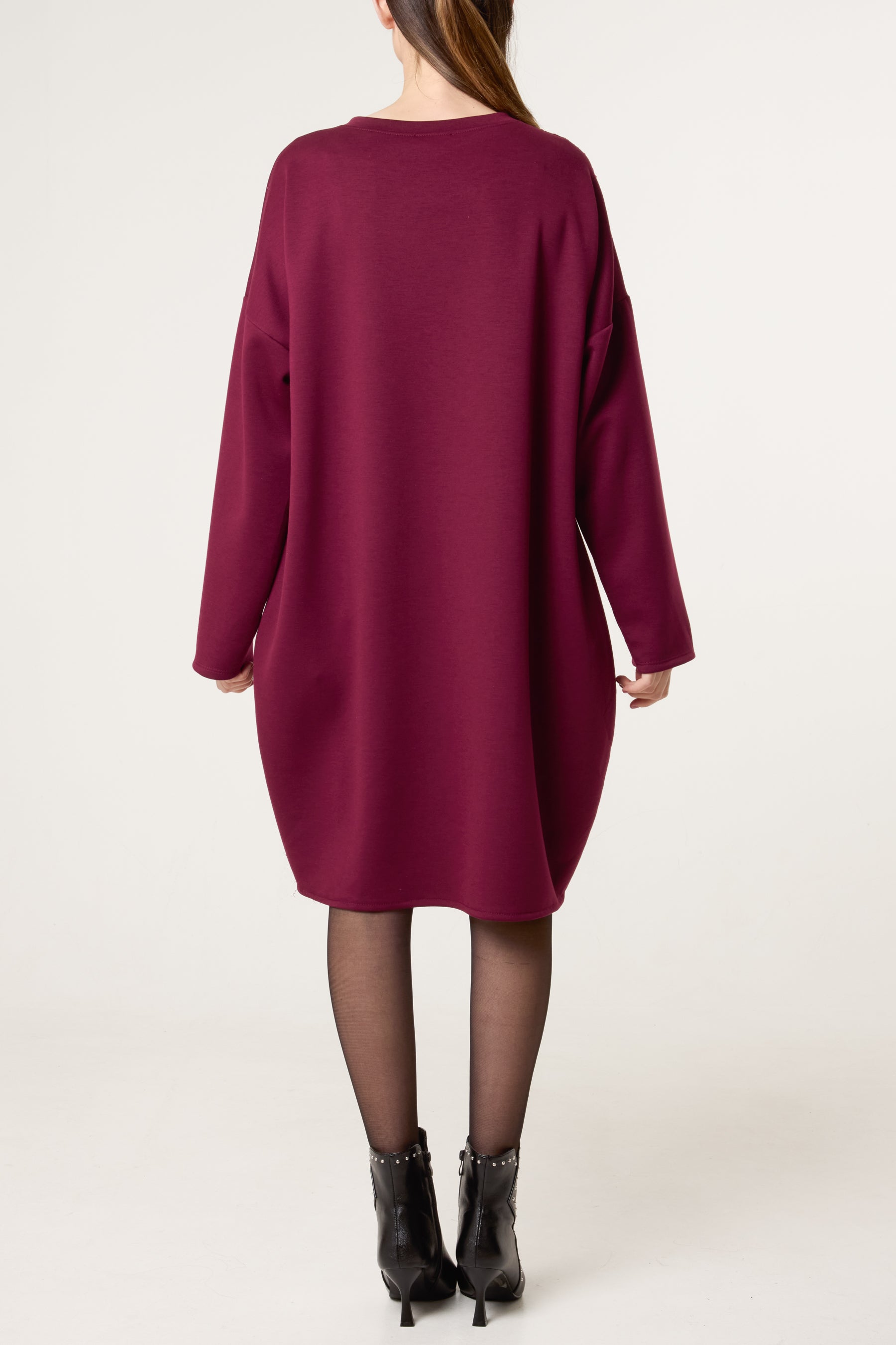 Soft Touch Sequin Oversized Dress