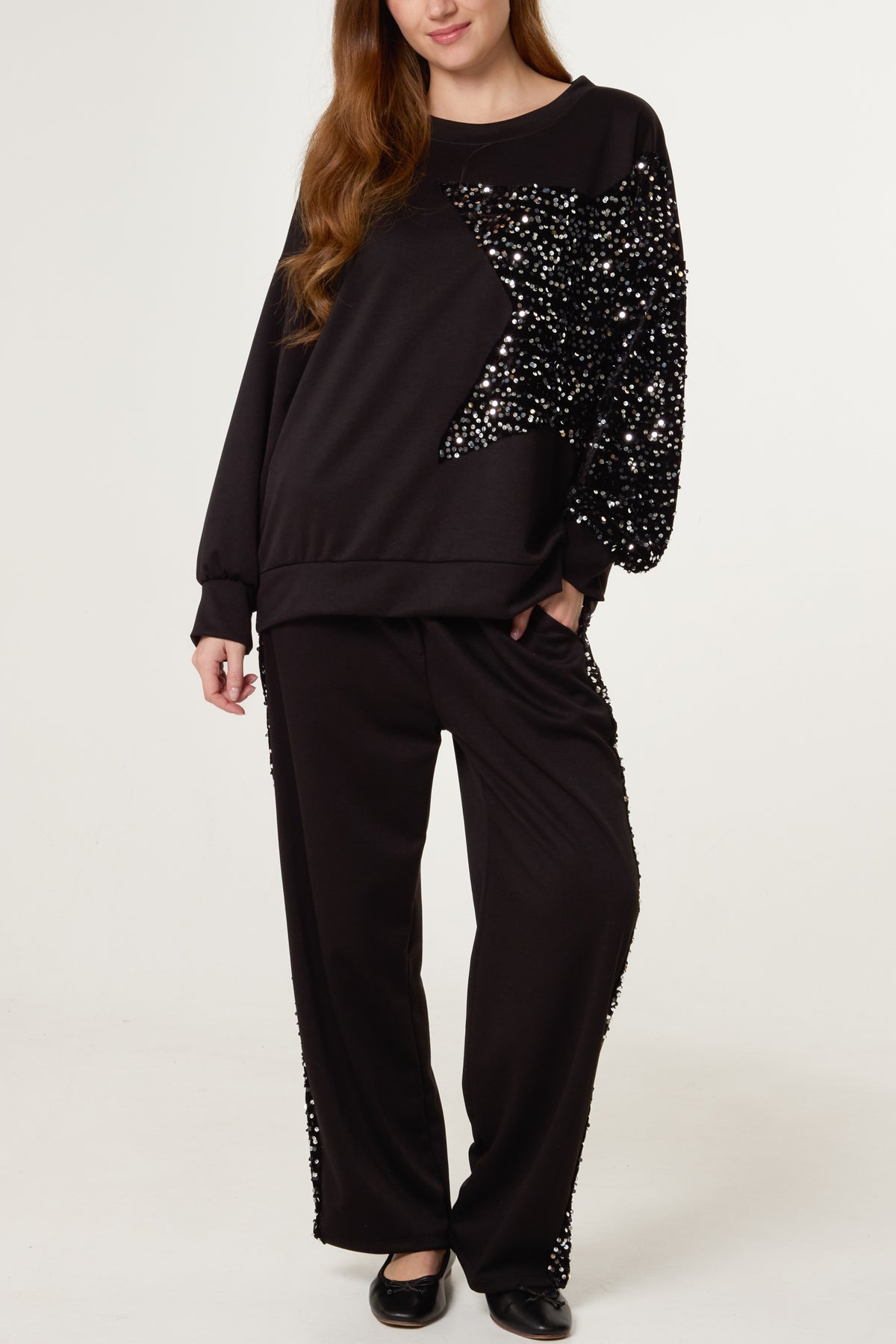 Sequin Star Soft Touch Tracksuit