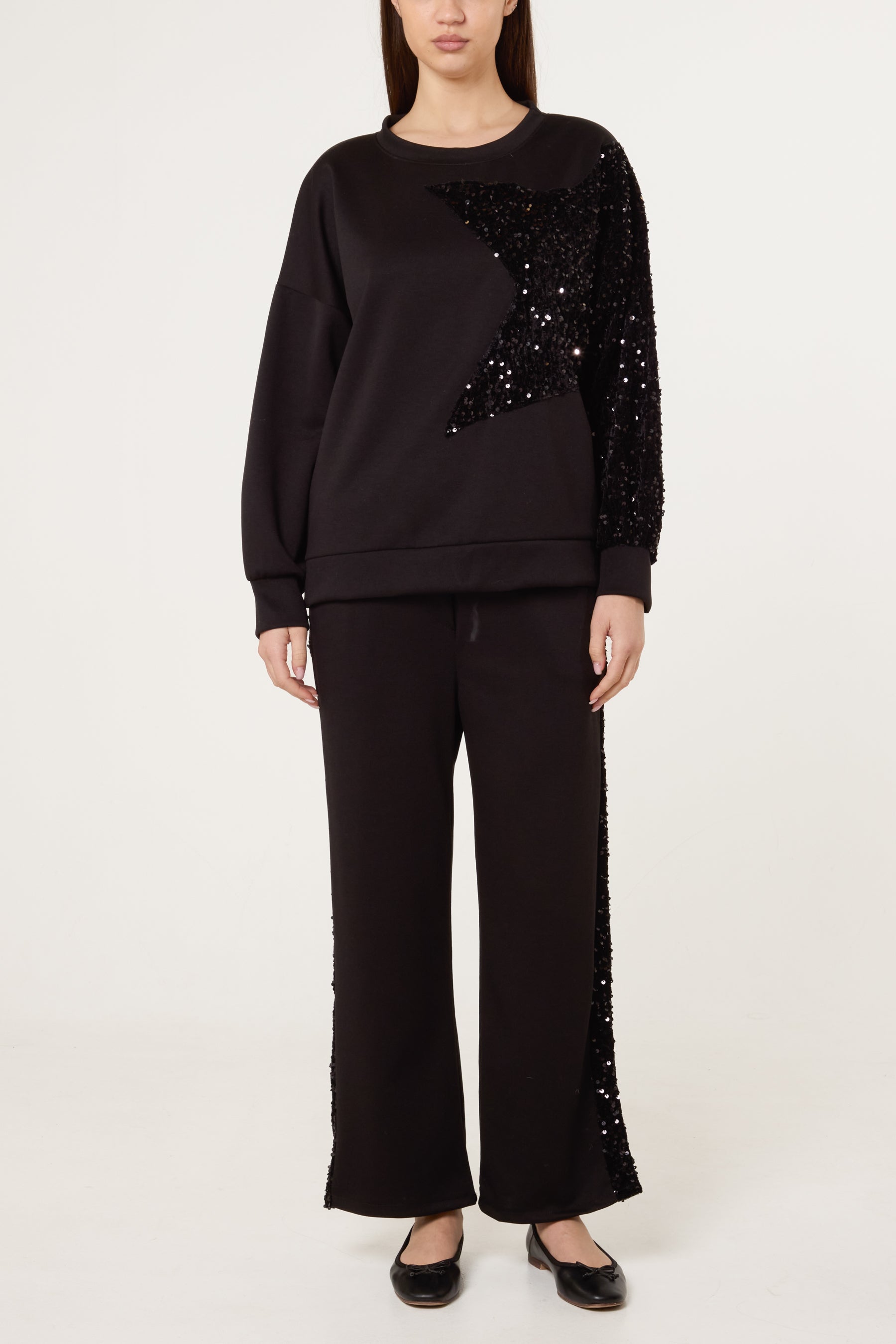 Sequin Star Soft Touch Tracksuit