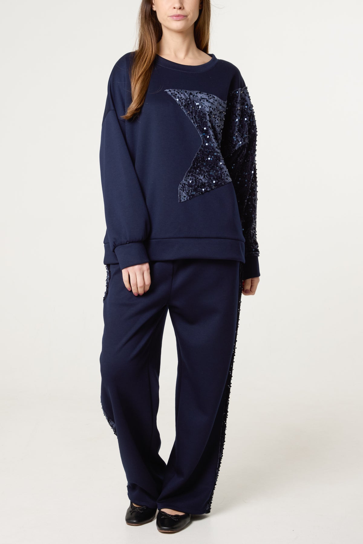 Sequin Star Soft Touch Tracksuit