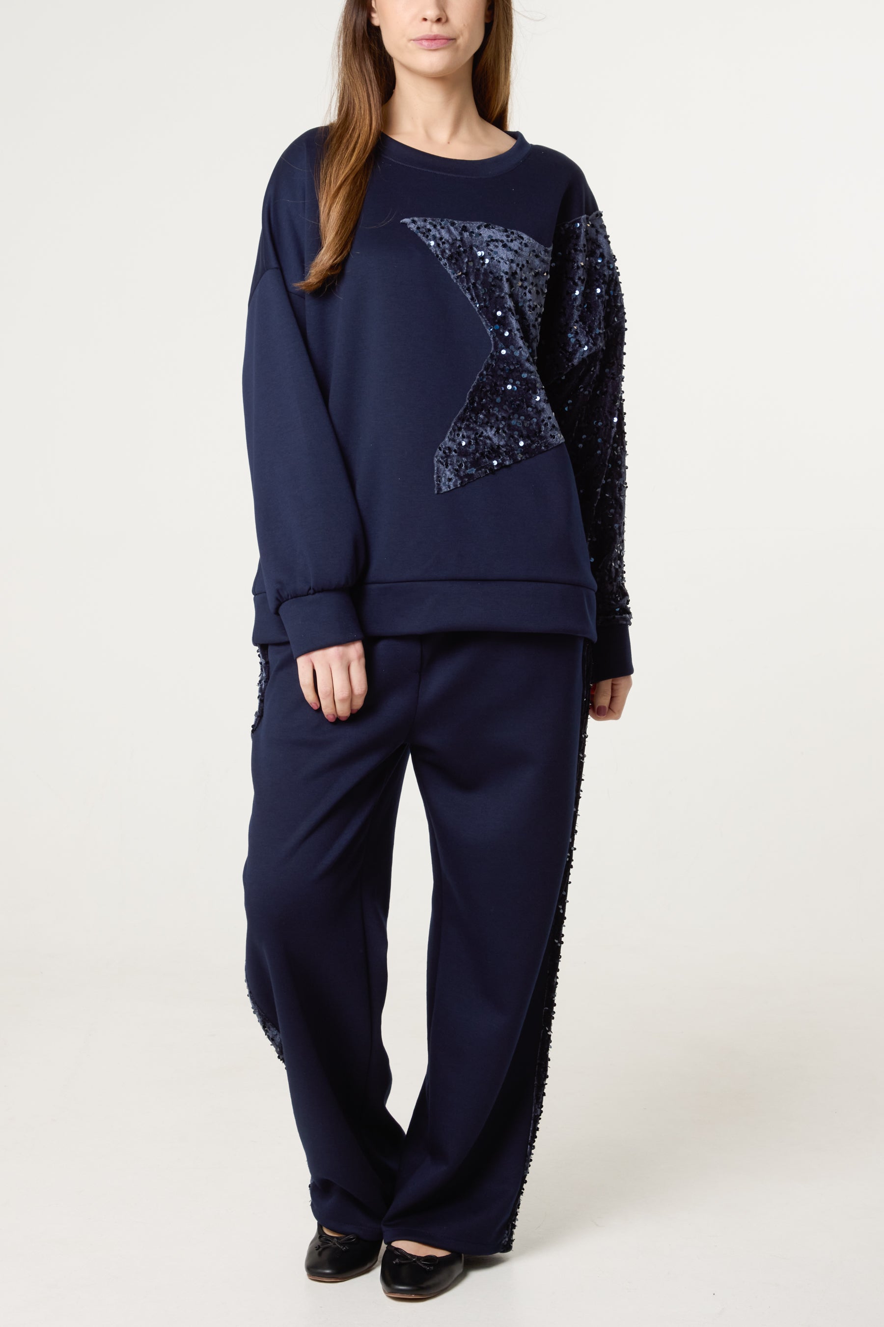 Sequin Star Soft Touch Tracksuit