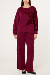 Sequin Star Soft Touch Tracksuit