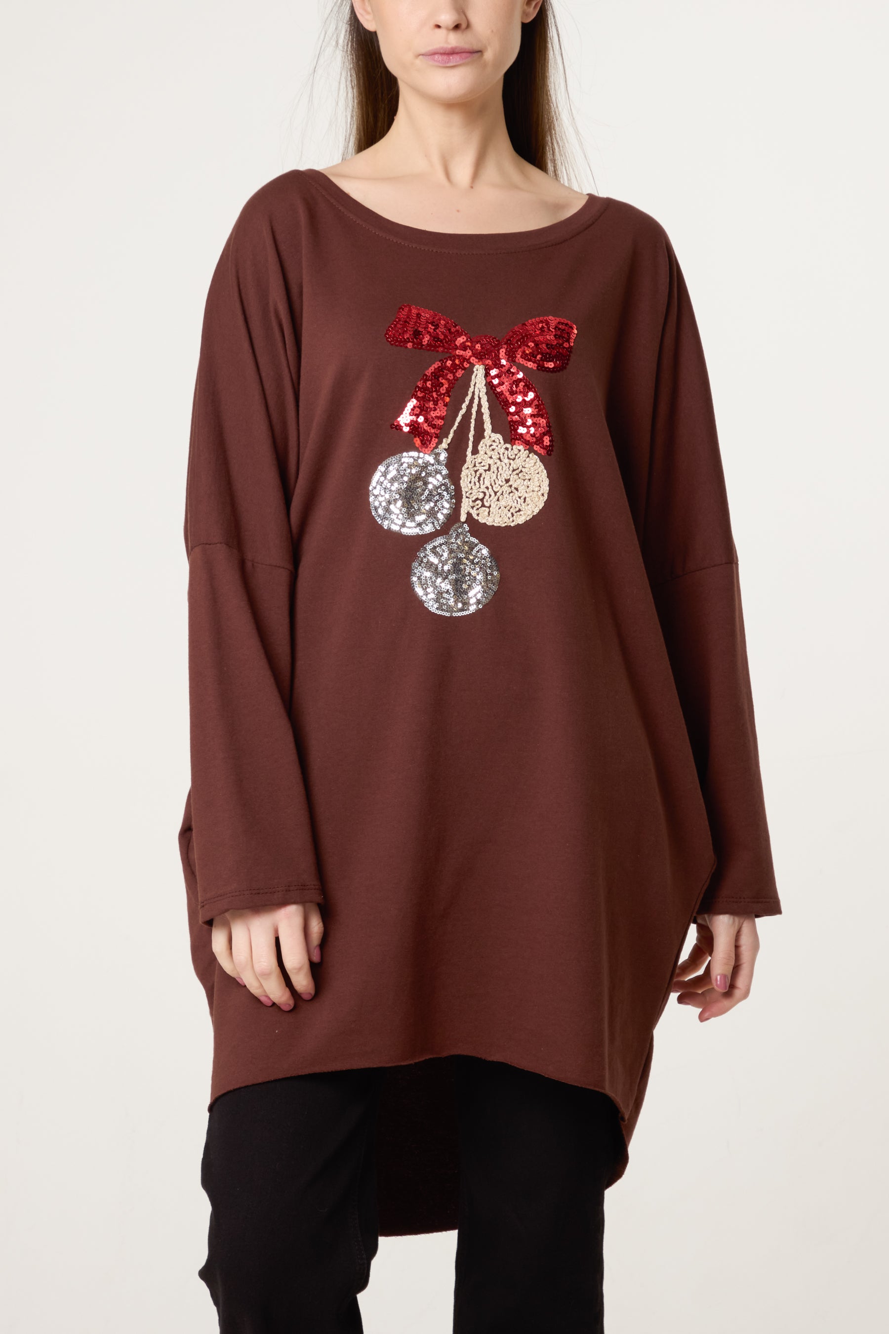 Sparkling Baubles Sweat Dress