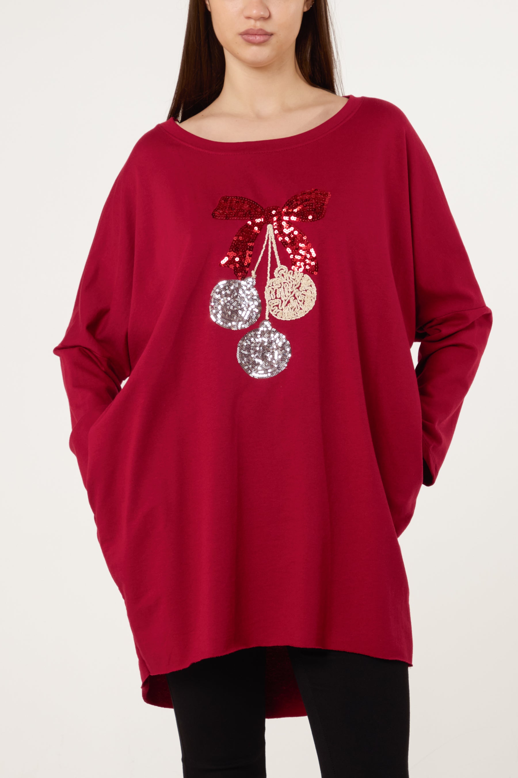 Sparkling Baubles Sweat Dress