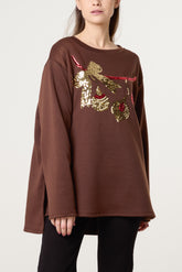 Sparkling Festive Decorations Sweat Dress