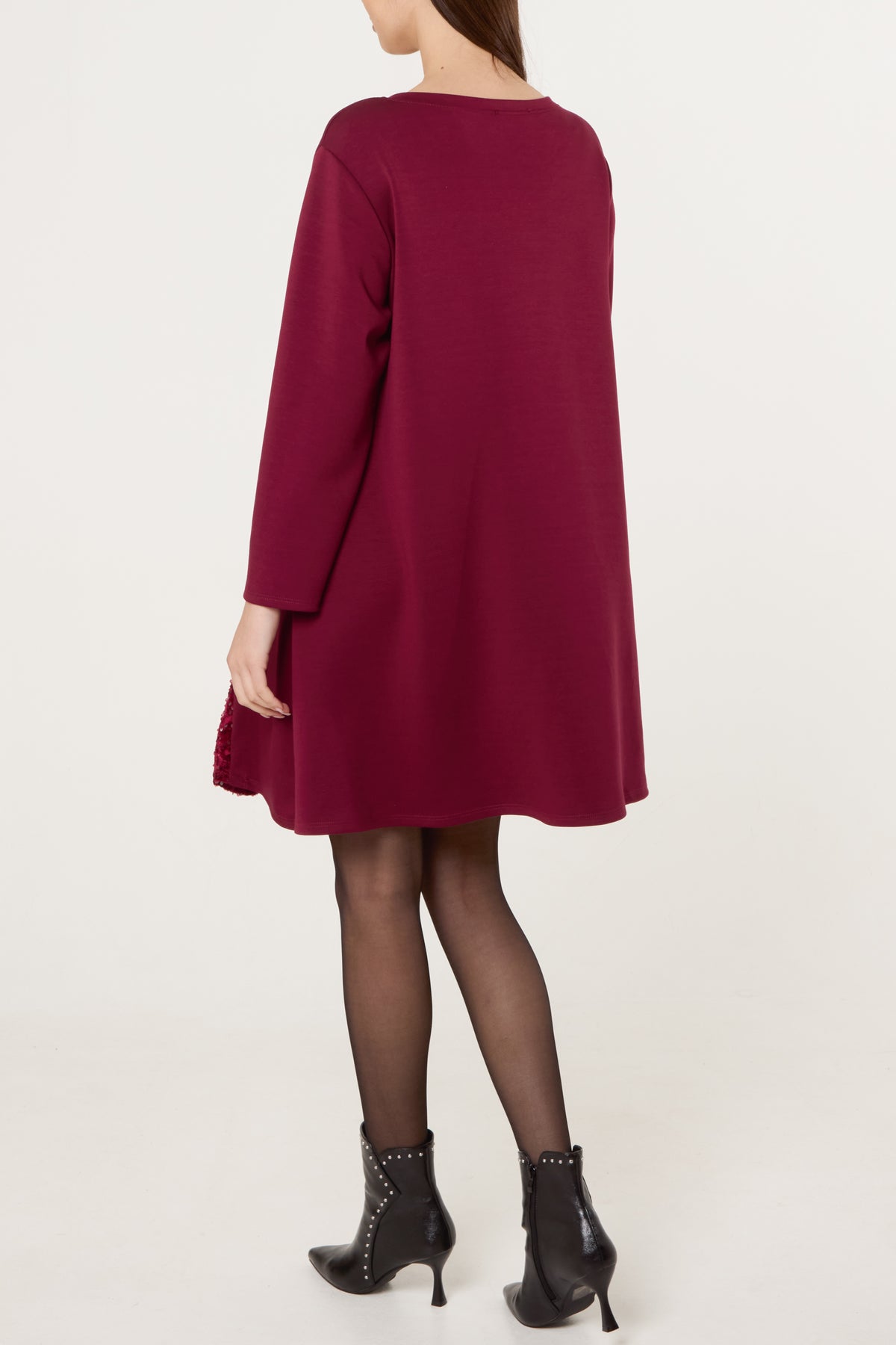 Sequin Insert Soft Touch Dress