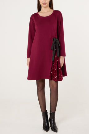 Sequin Insert Soft Touch Dress