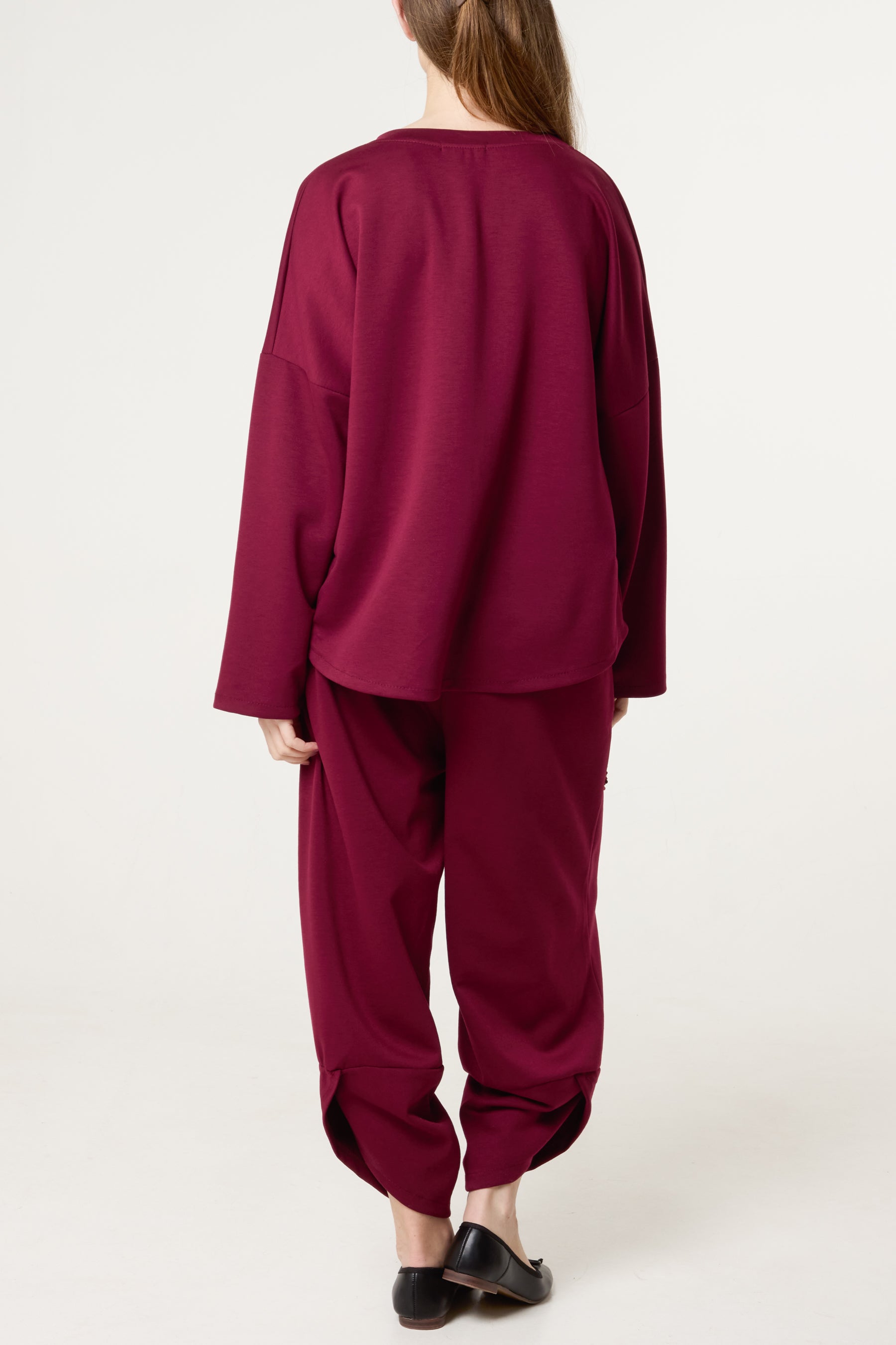 Sequin Detail Barrel Trouser Co-Ord