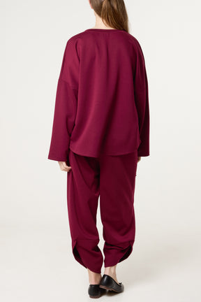 Sequin Detail Barrel Trouser Co-Ord