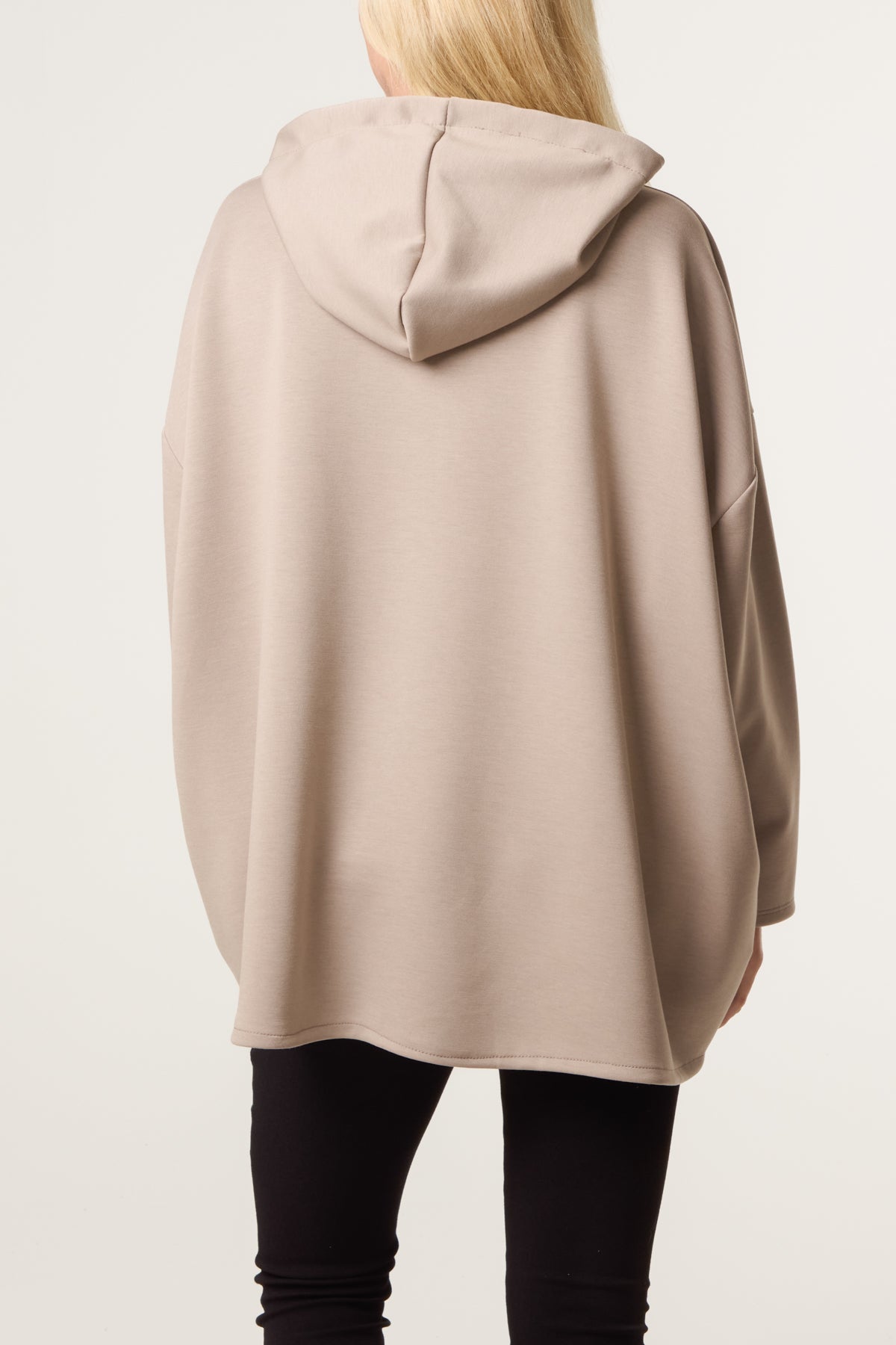 "Hope" Detail Zip Up Hoodie