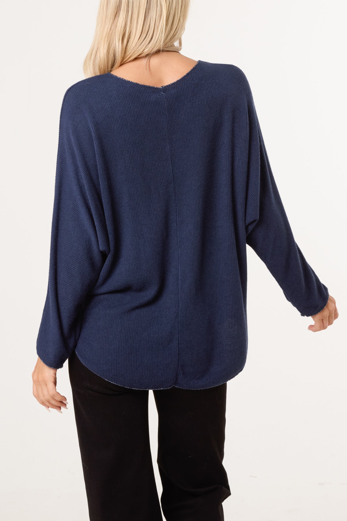 Necklace Batwing Texture Fine Knit