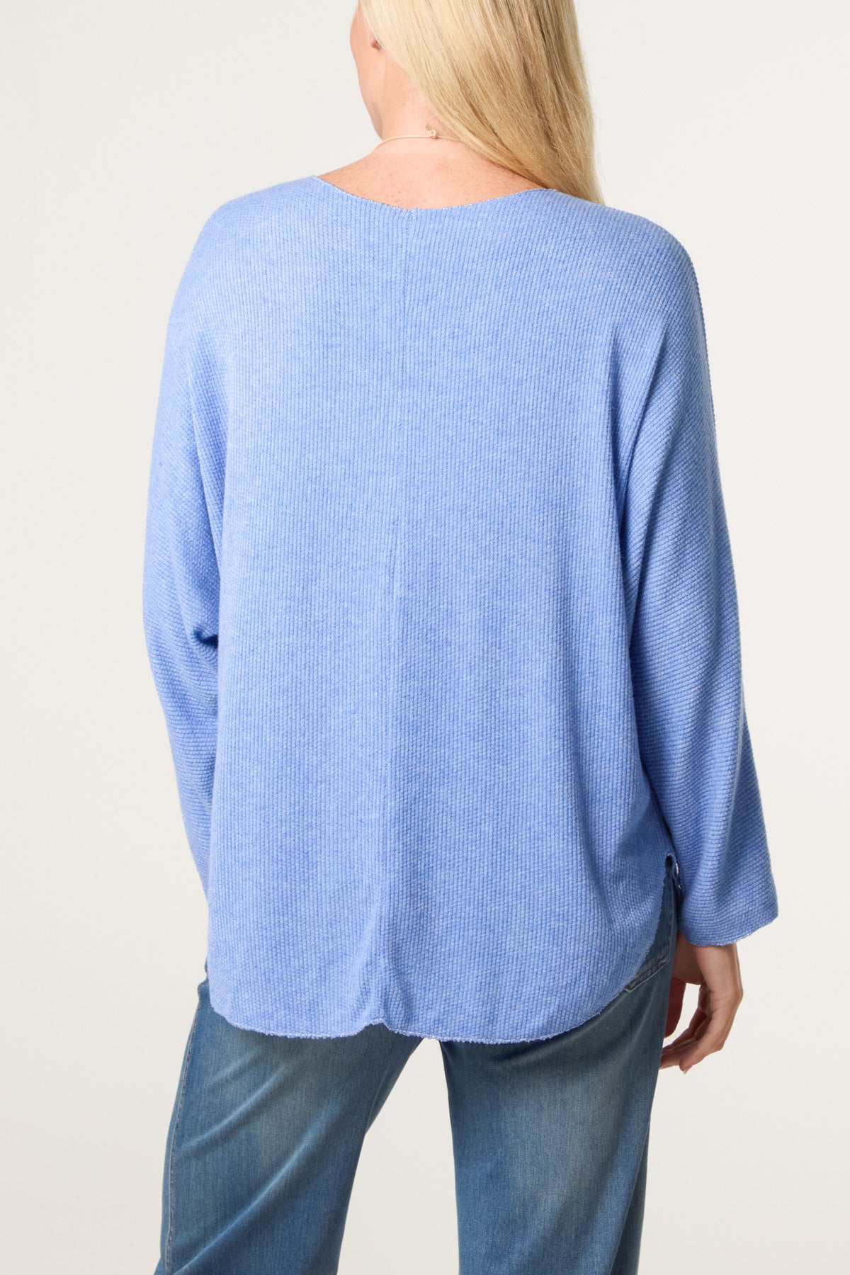 Necklace Batwing Texture Fine Knit