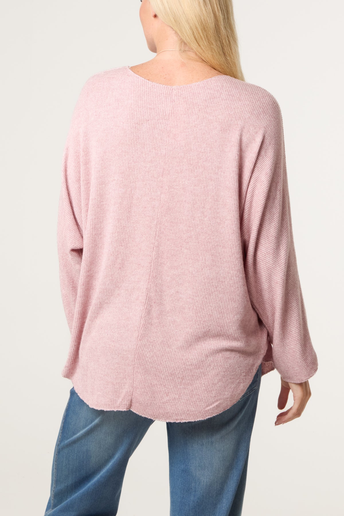 Necklace Batwing Texture Fine Knit