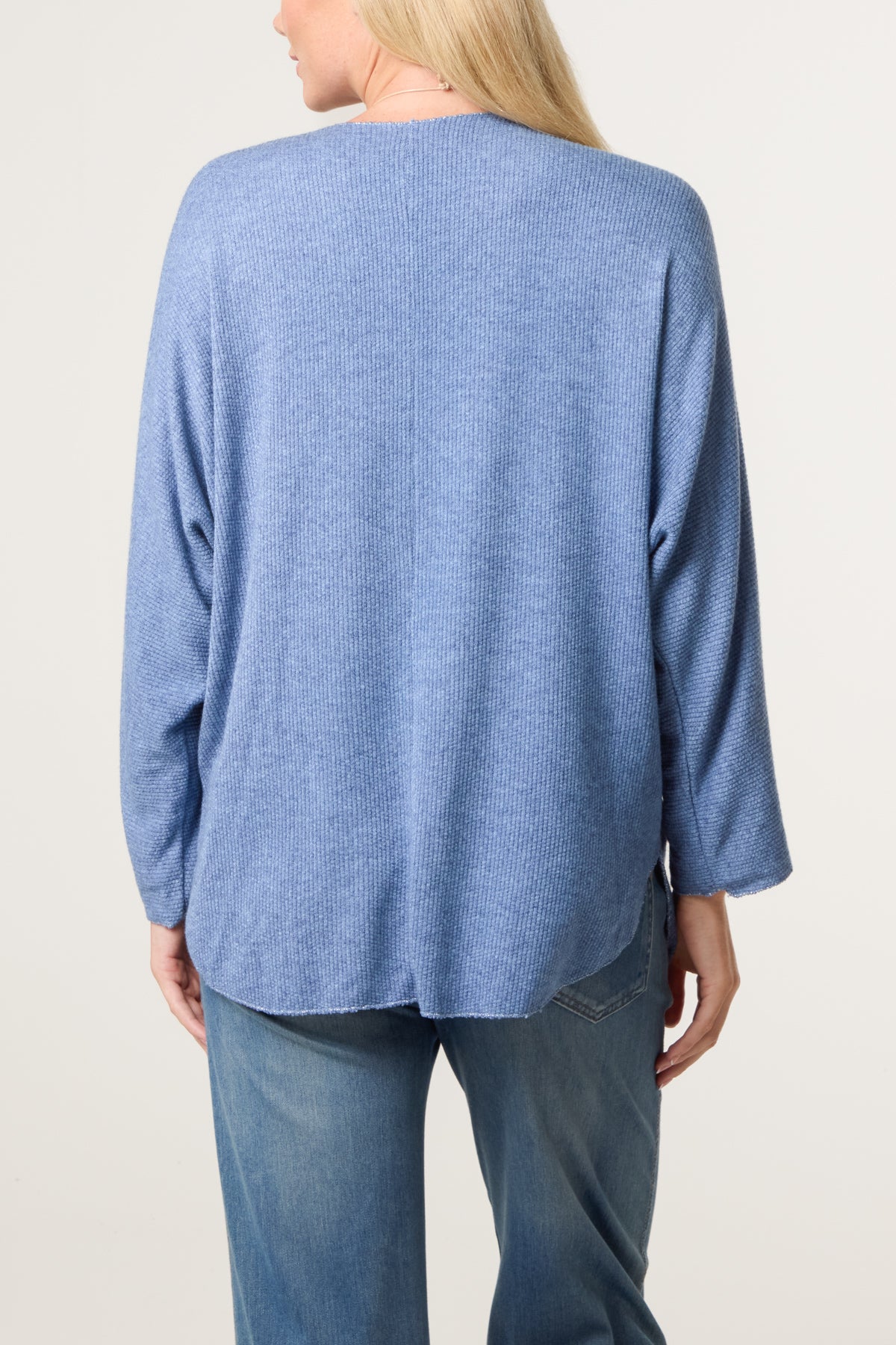 Necklace Batwing Texture Fine Knit