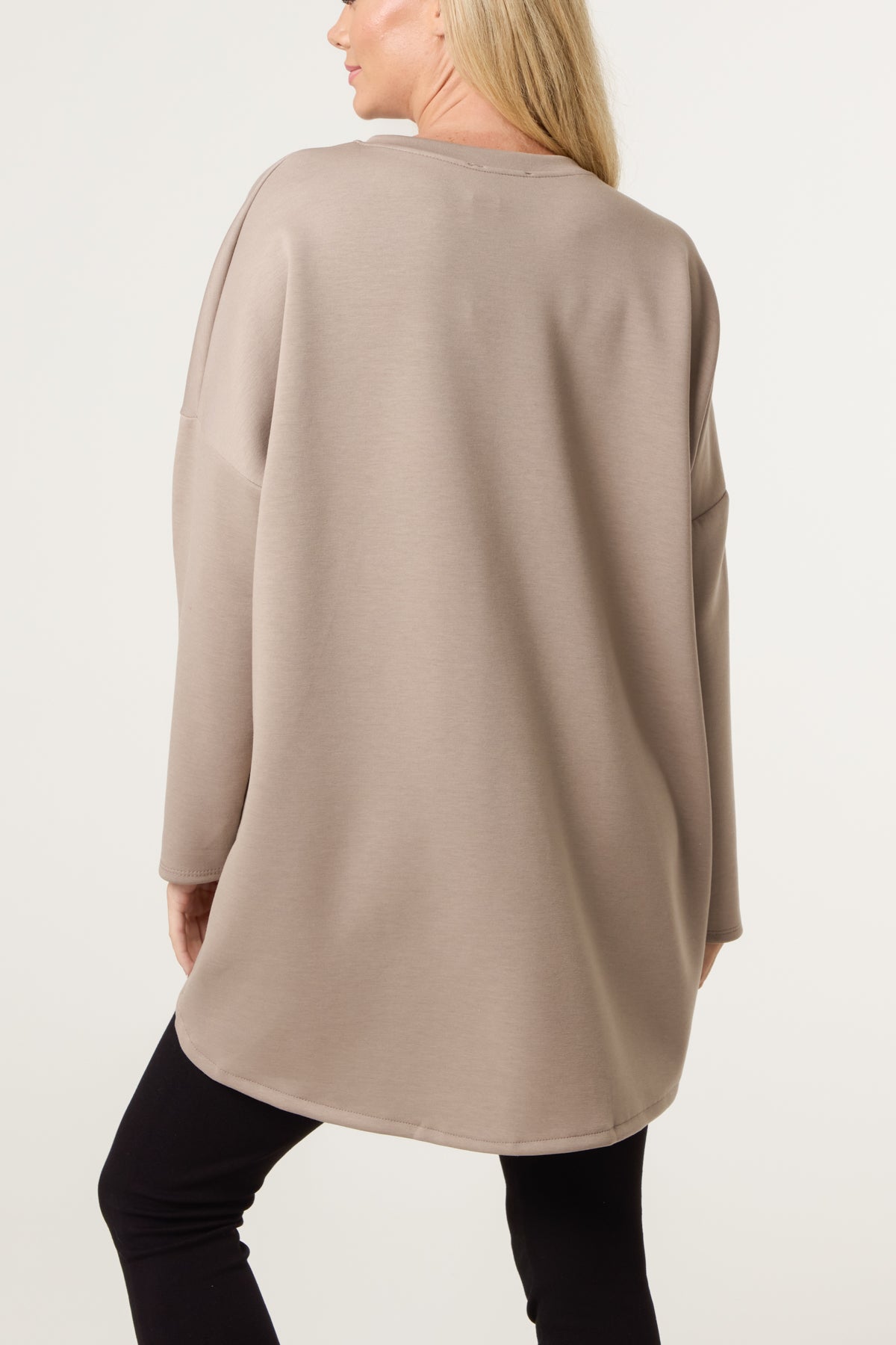 Denim Bows Soft Touch Sweat Top