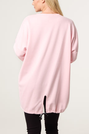 Denim Heart Soft Touch Sweatshirt