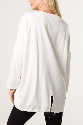 Denim Heart Soft Touch Sweatshirt