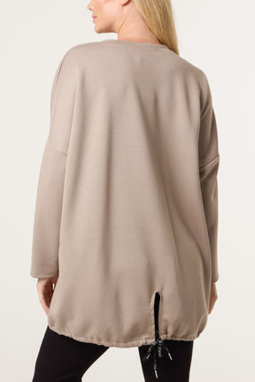 Denim Heart Soft Touch Sweatshirt