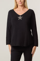 Diamante Star Soft Touch Jumper