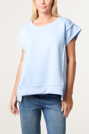 Round Neck Sleeveless Jersey Top