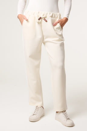 Side Stripe Drawstring Sweat Trousers