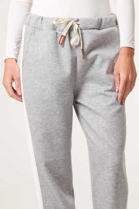 Side Stripe Drawstring Sweat Trousers