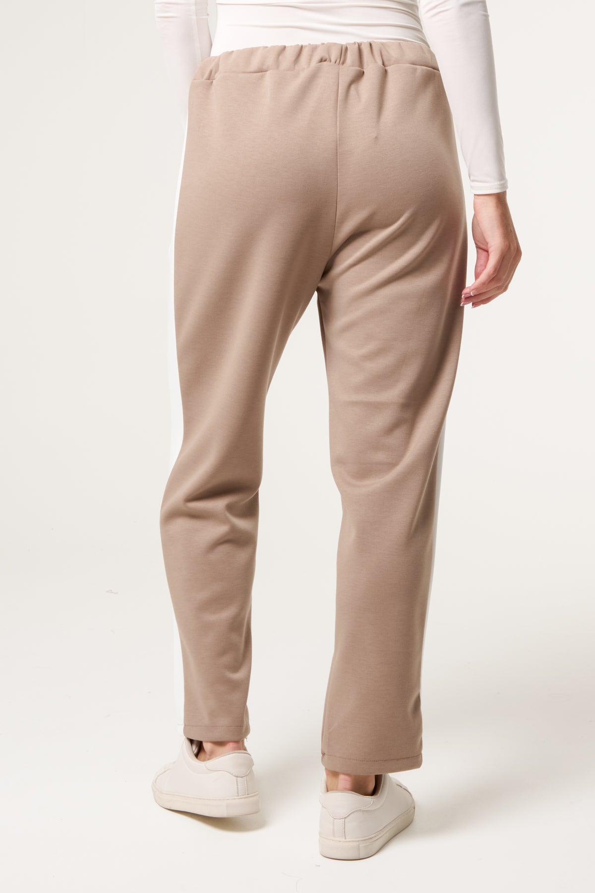 Side Stripe Drawstring Sweat Trousers