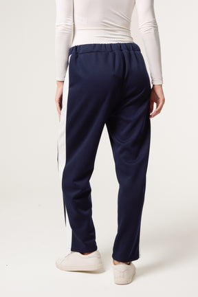 Side Stripe Drawstring Sweat Trousers