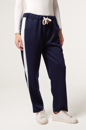 Side Stripe Drawstring Sweat Trousers