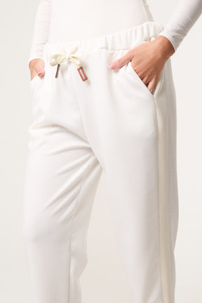 Side Stripe Drawstring Sweat Trousers