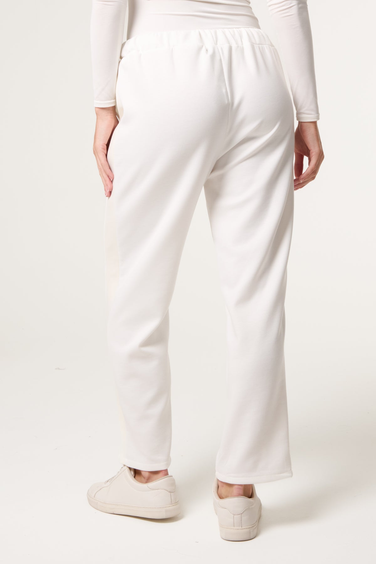 Side Stripe Drawstring Sweat Trousers