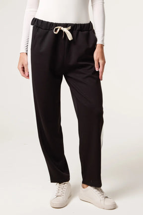 Side Stripe Drawstring Sweat Trousers