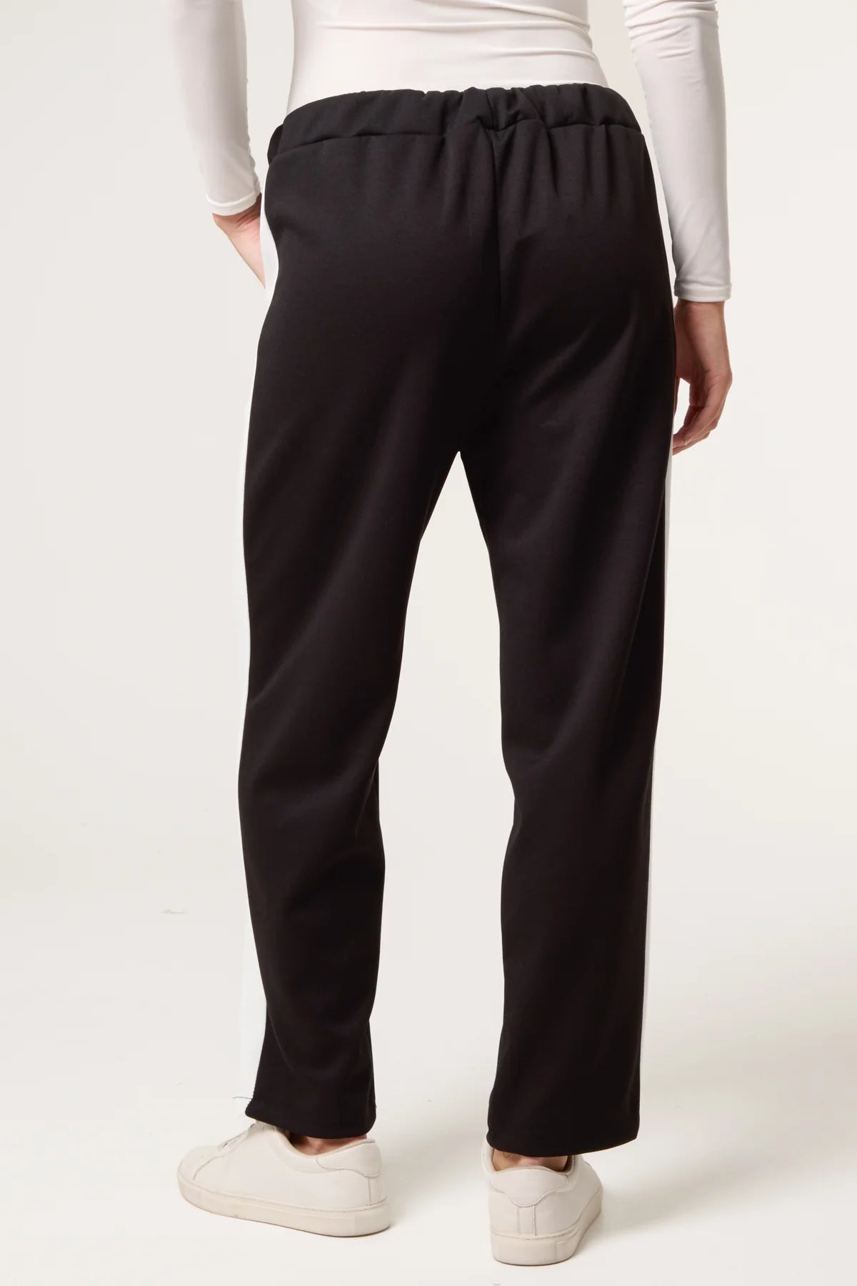 Side Stripe Drawstring Sweat Trousers