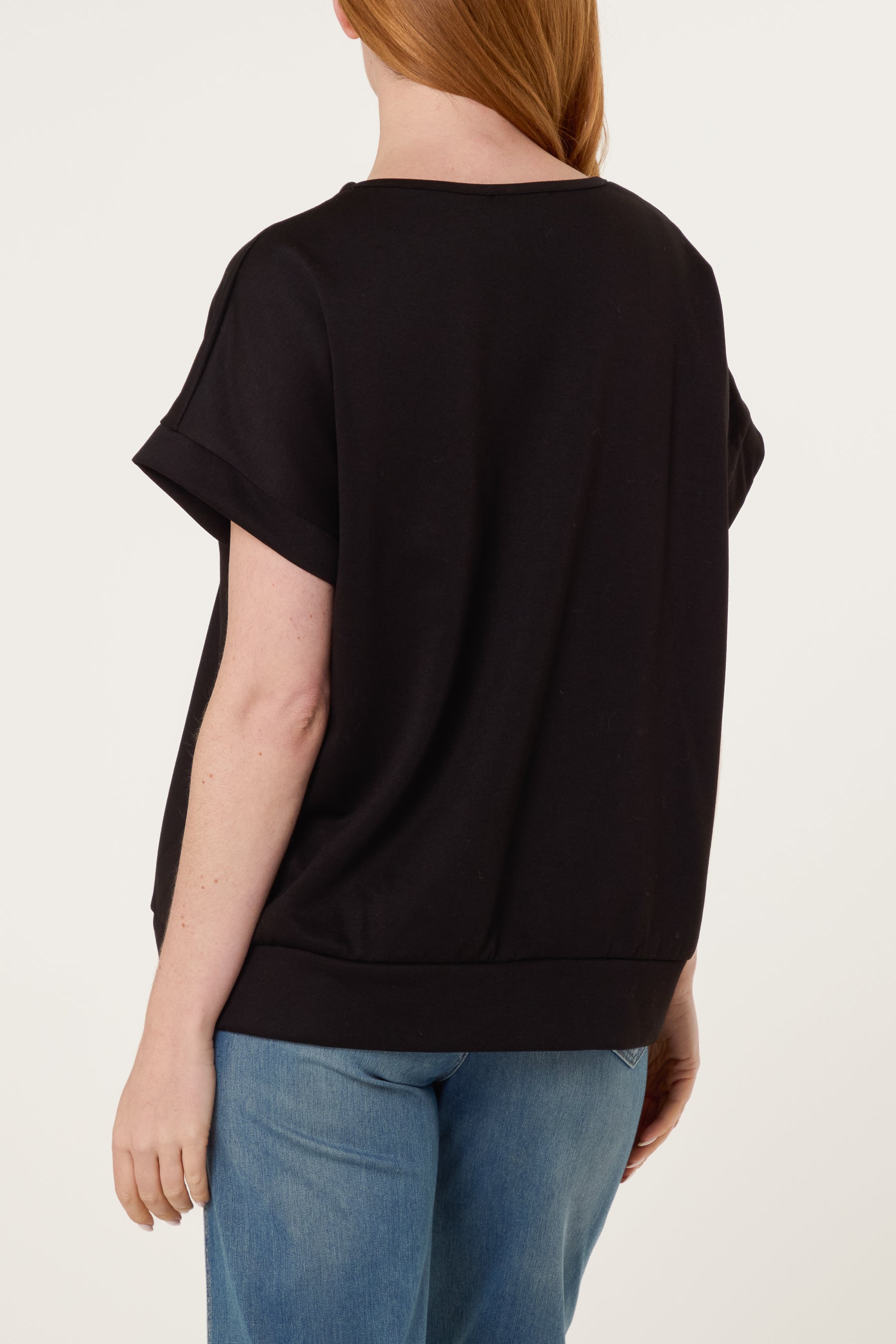 "Weekend" Short Sleeve Sweat Top