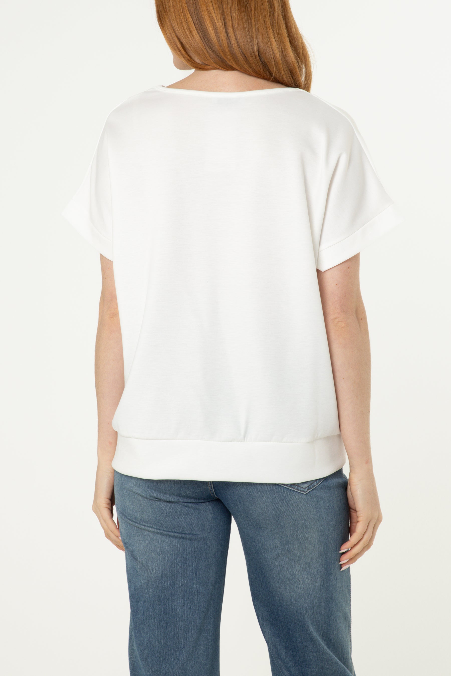 "Weekend" Short Sleeve Sweat Top