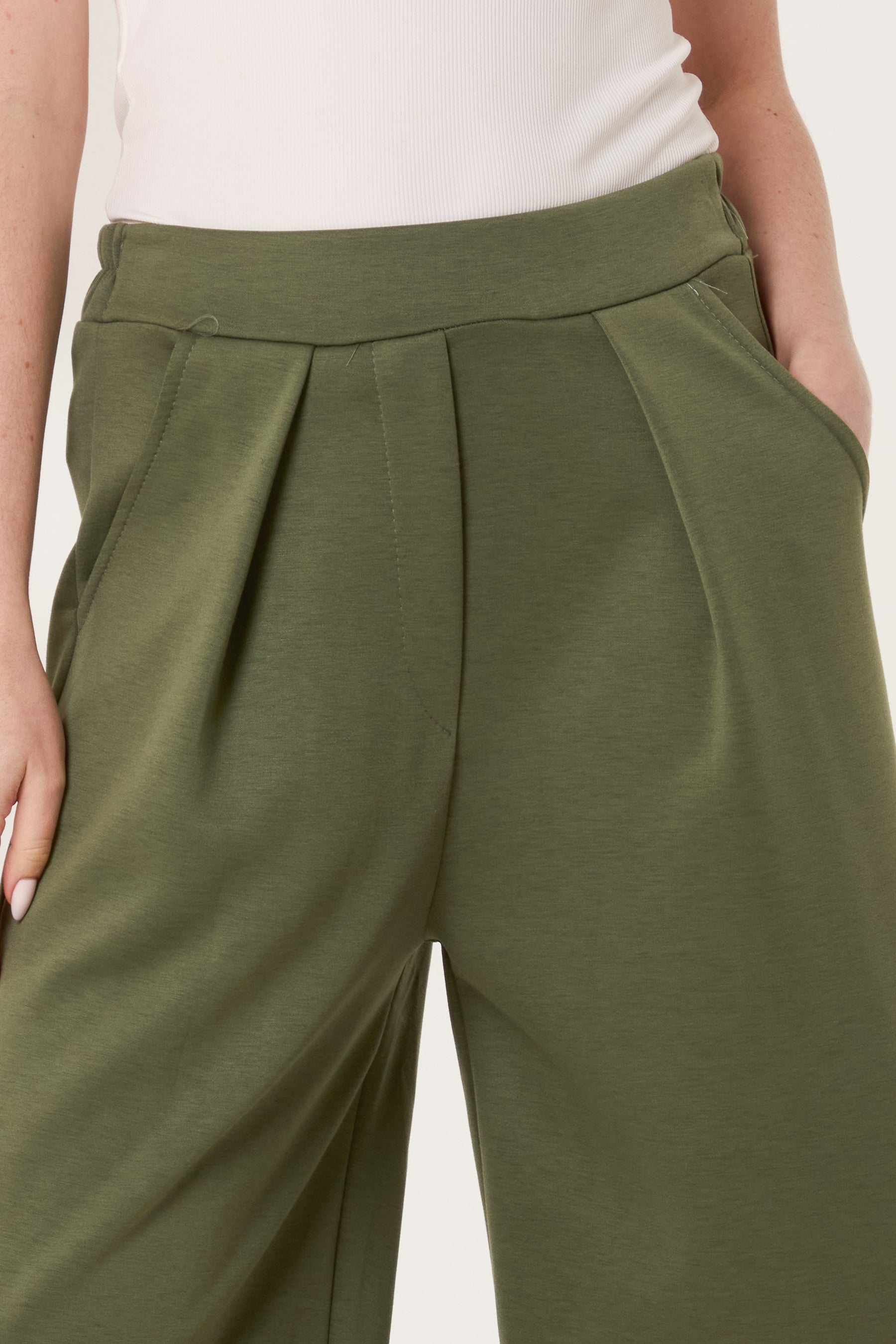 Soft Touch Jersey Culotte Trouser