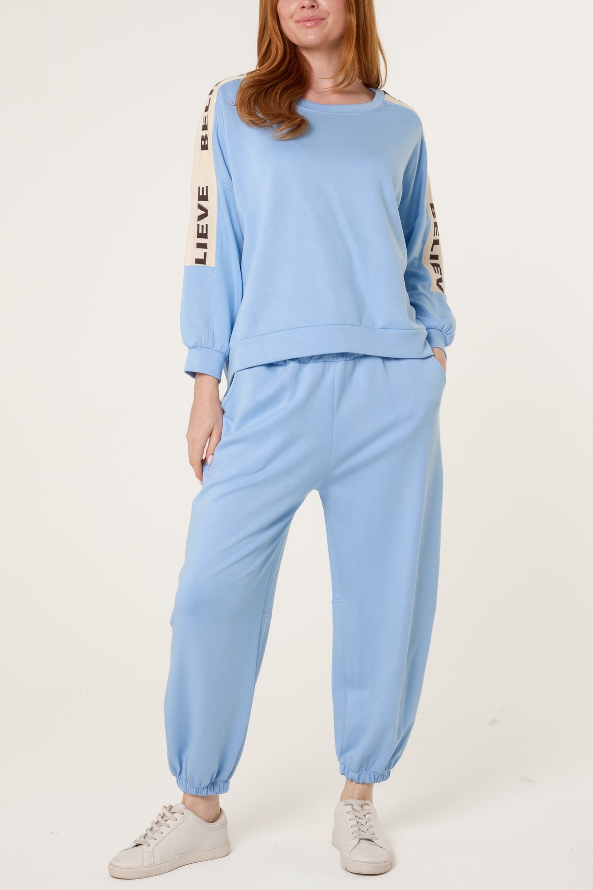 "Believe" Side Detail Tracksuit