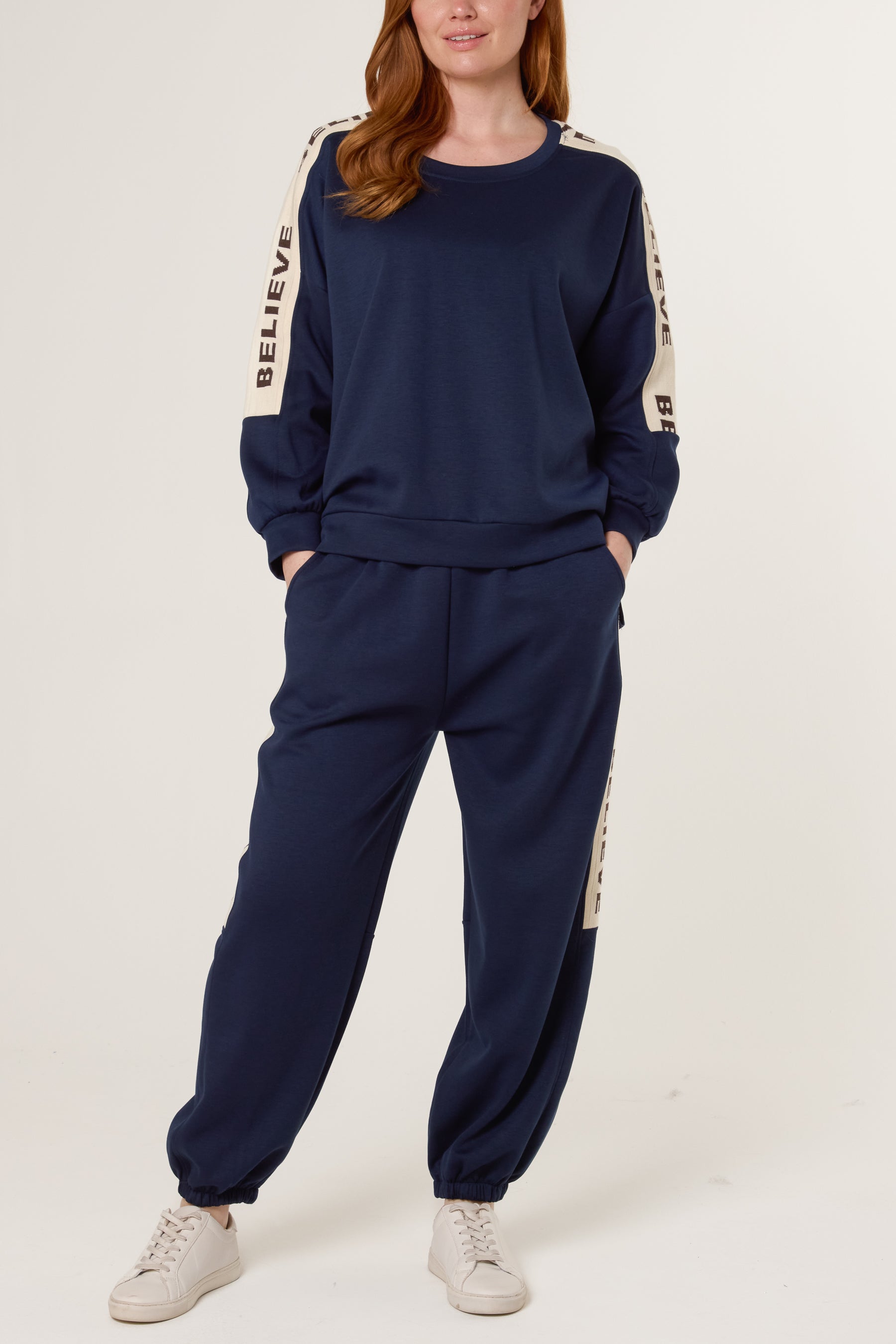 "Believe" Side Detail Tracksuit