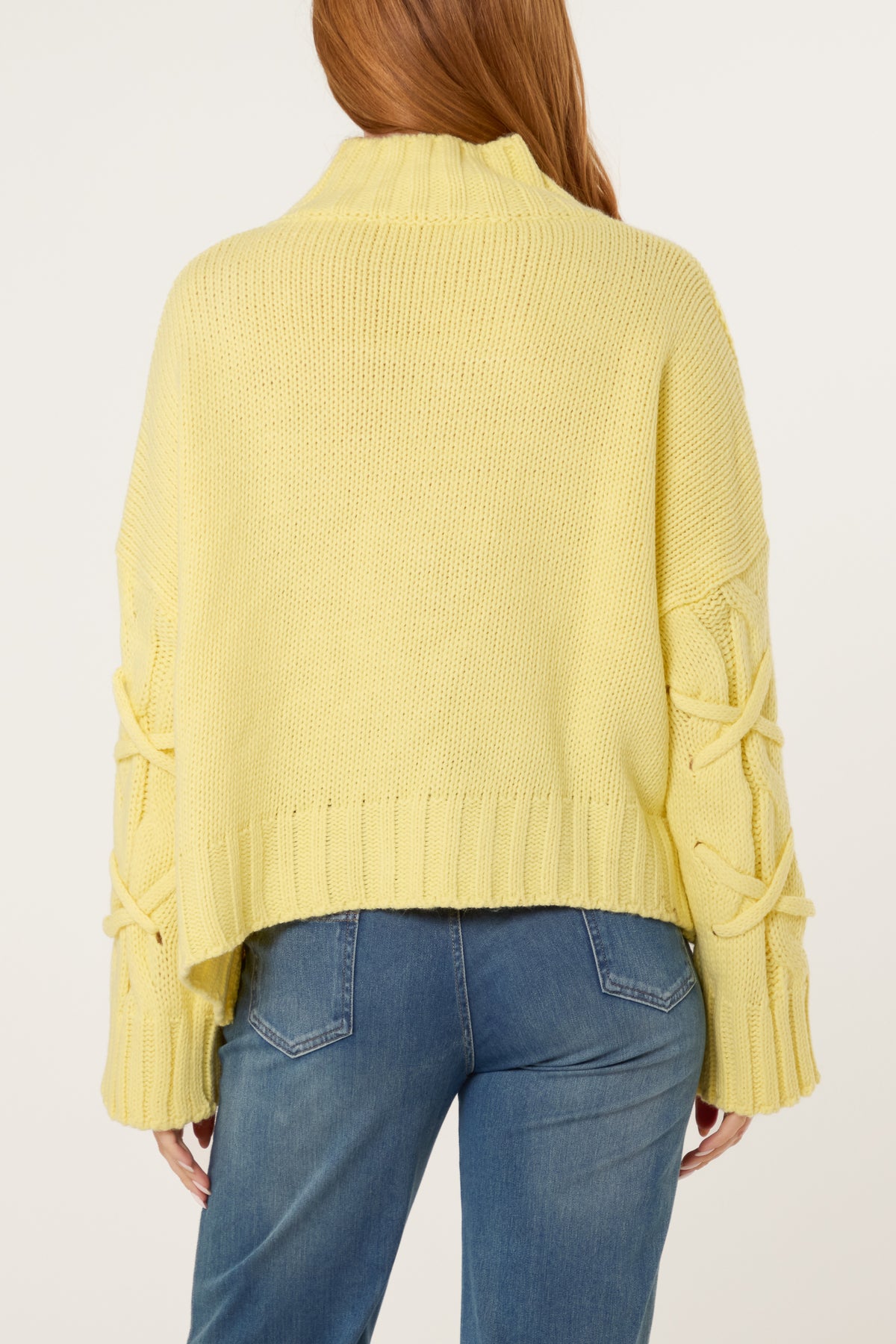 Crisscross Cable Knit Jumper