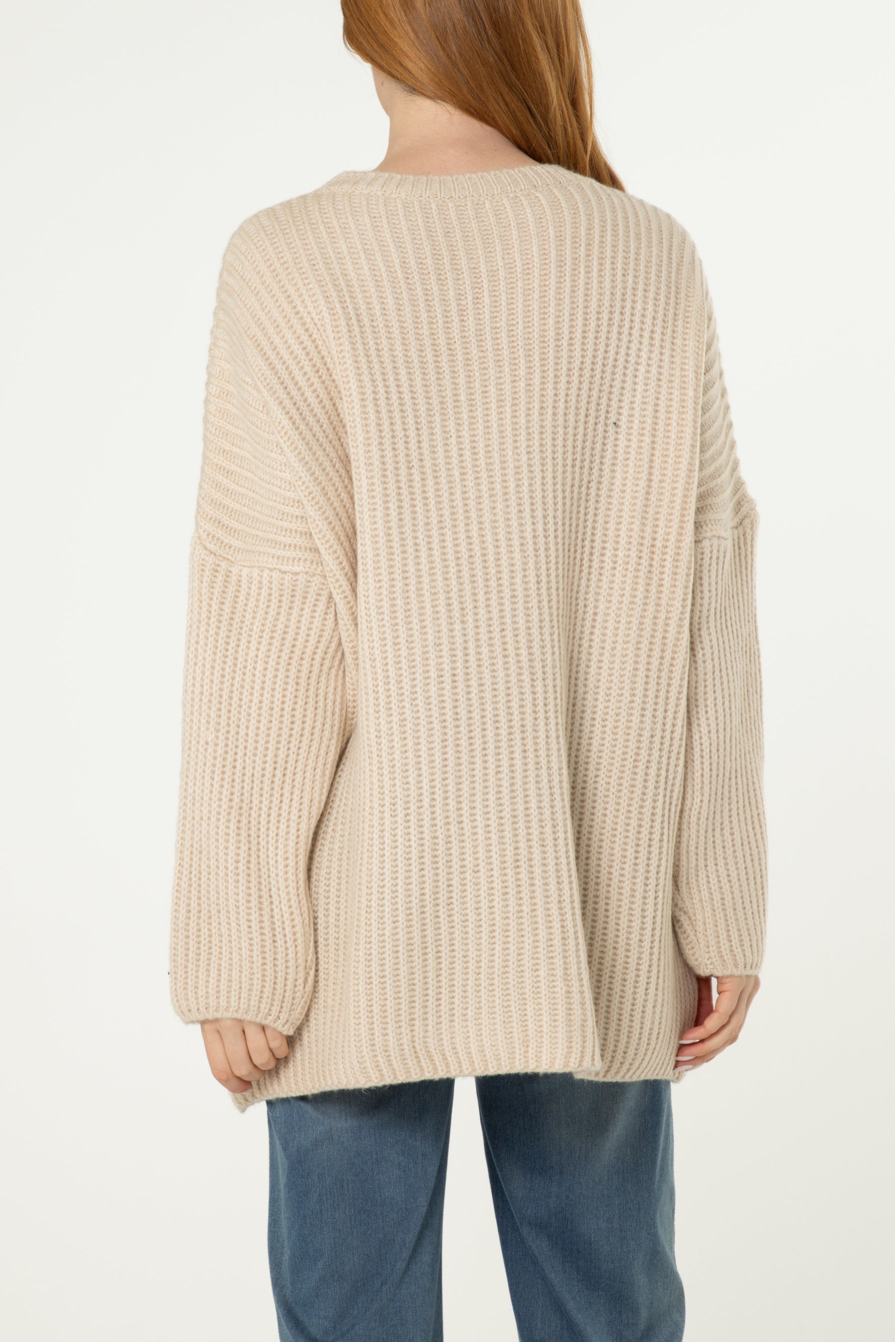 Oversized Rib Knit Jumper