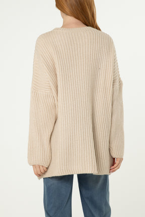 Oversized Rib Knit Jumper