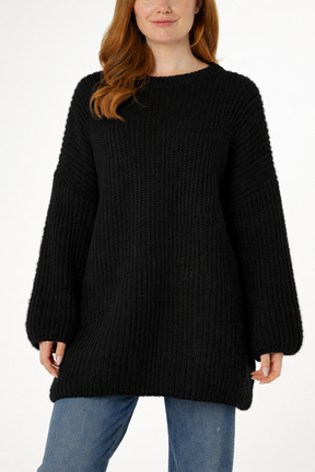 Oversized Rib Knit Jumper