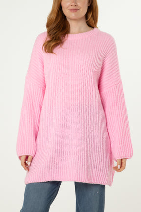 Oversized Rib Knit Jumper