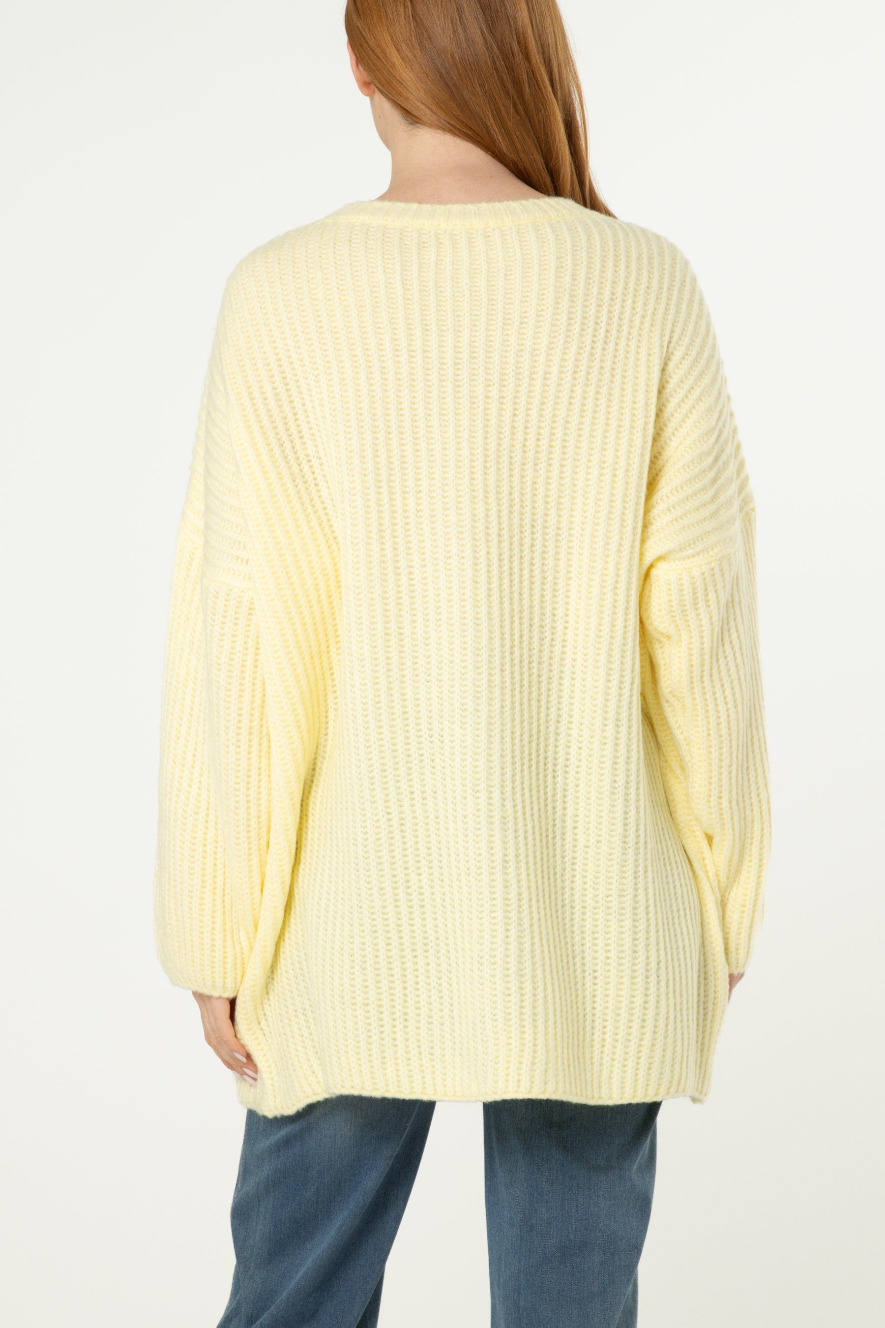 Oversized Rib Knit Jumper