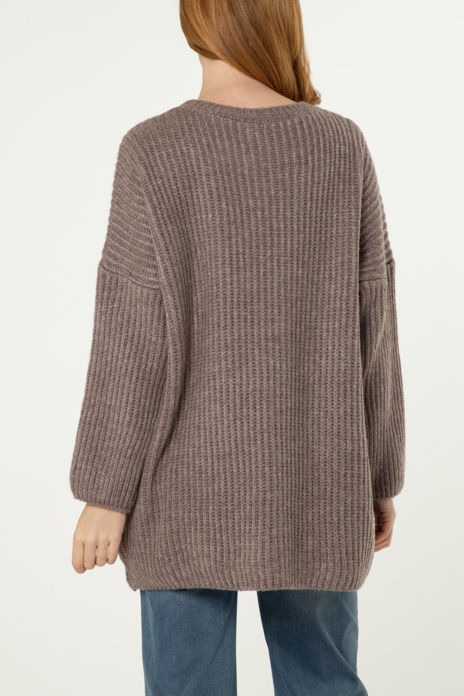 Oversized Rib Knit Jumper