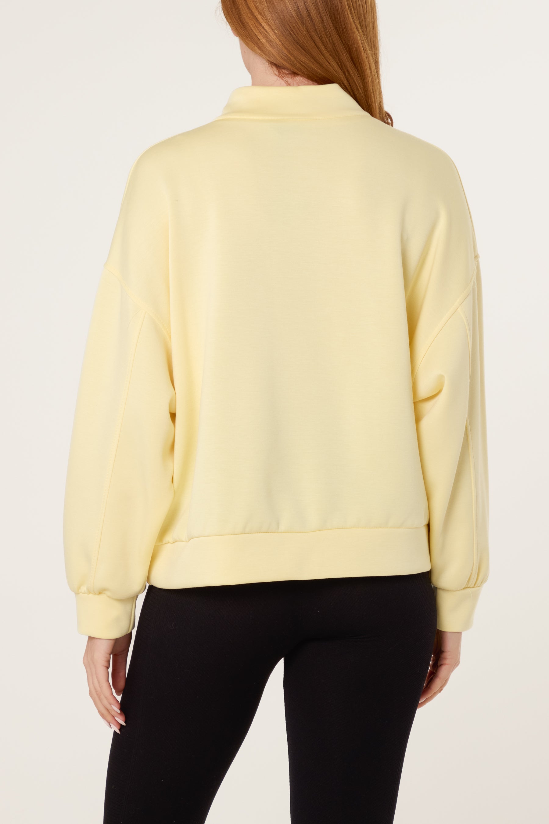 "New York" Embroidery Zip Up Sweatshirt