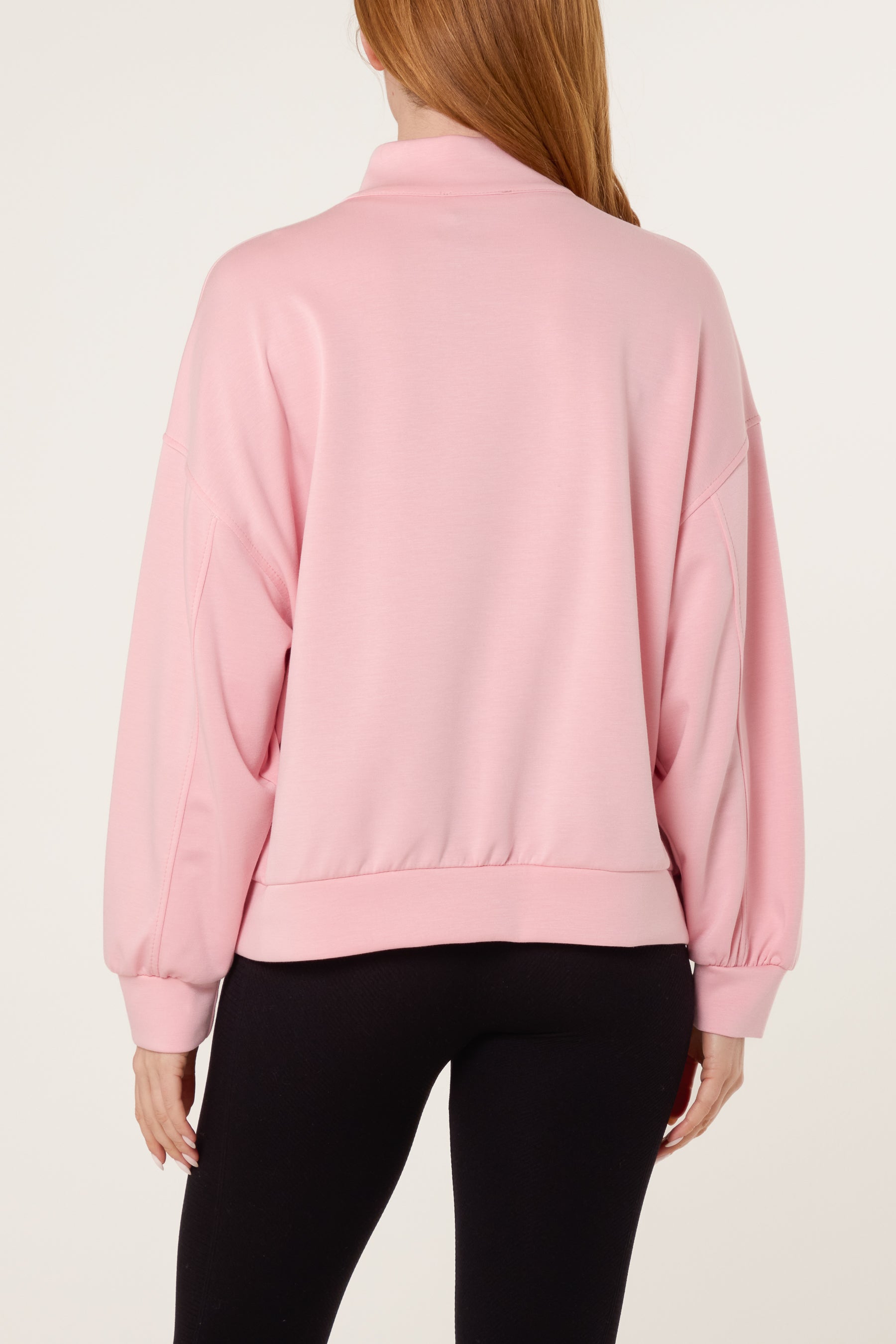 "New York" Embroidery Zip Up Sweatshirt