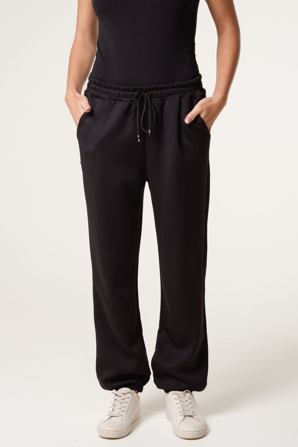 Drawstring Pockets Tracksuit Trousers