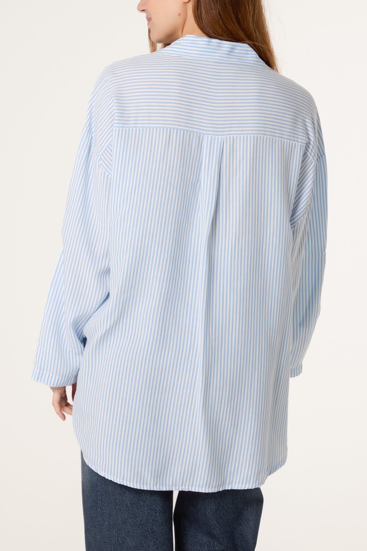 Cotton Blend Stripe Shirt